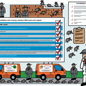 Comment choisir une entreprise de dératisation efficace