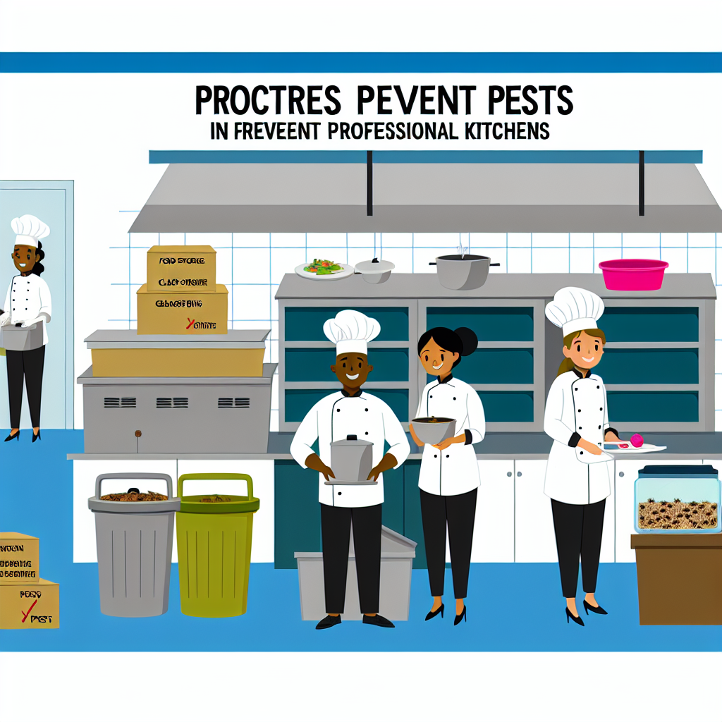 Les meilleures pratiques pour éviter les nuisibles dans les cuisines professionnelles