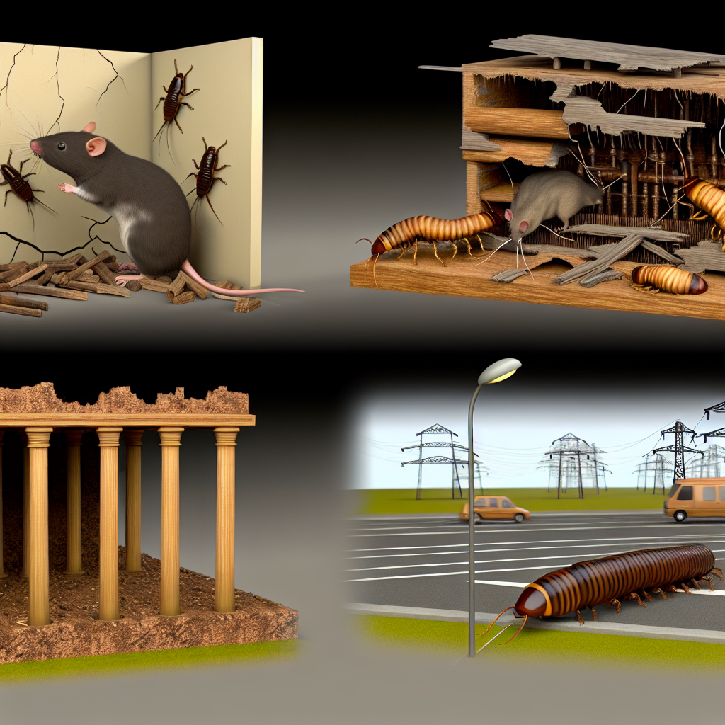 Les dangers des nuisibles pour les infrastructures