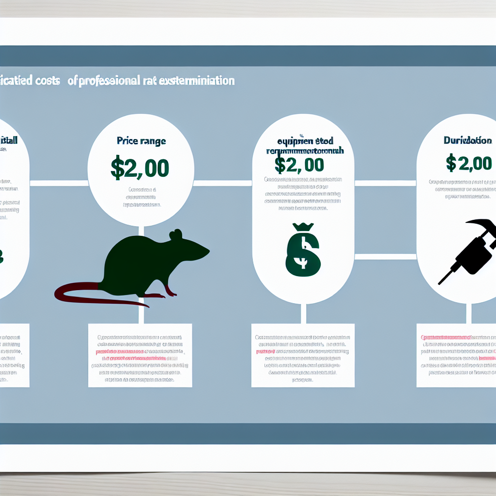 Les coûts associés à une dératisation professionnelle