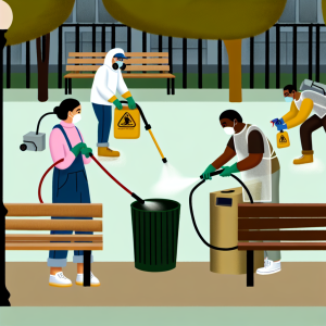 Comment désinfecter un espace public