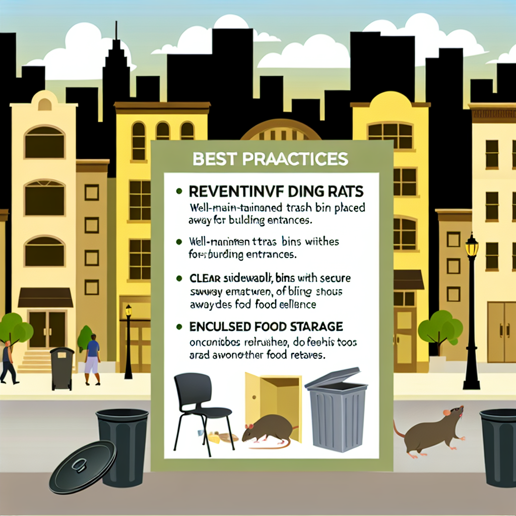 Les meilleures pratiques pour prévenir les rats en milieu urbain