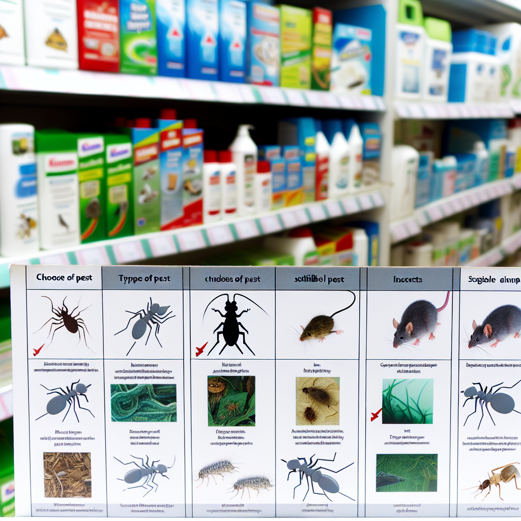 Comment choisir le bon traitement contre les nuisibles