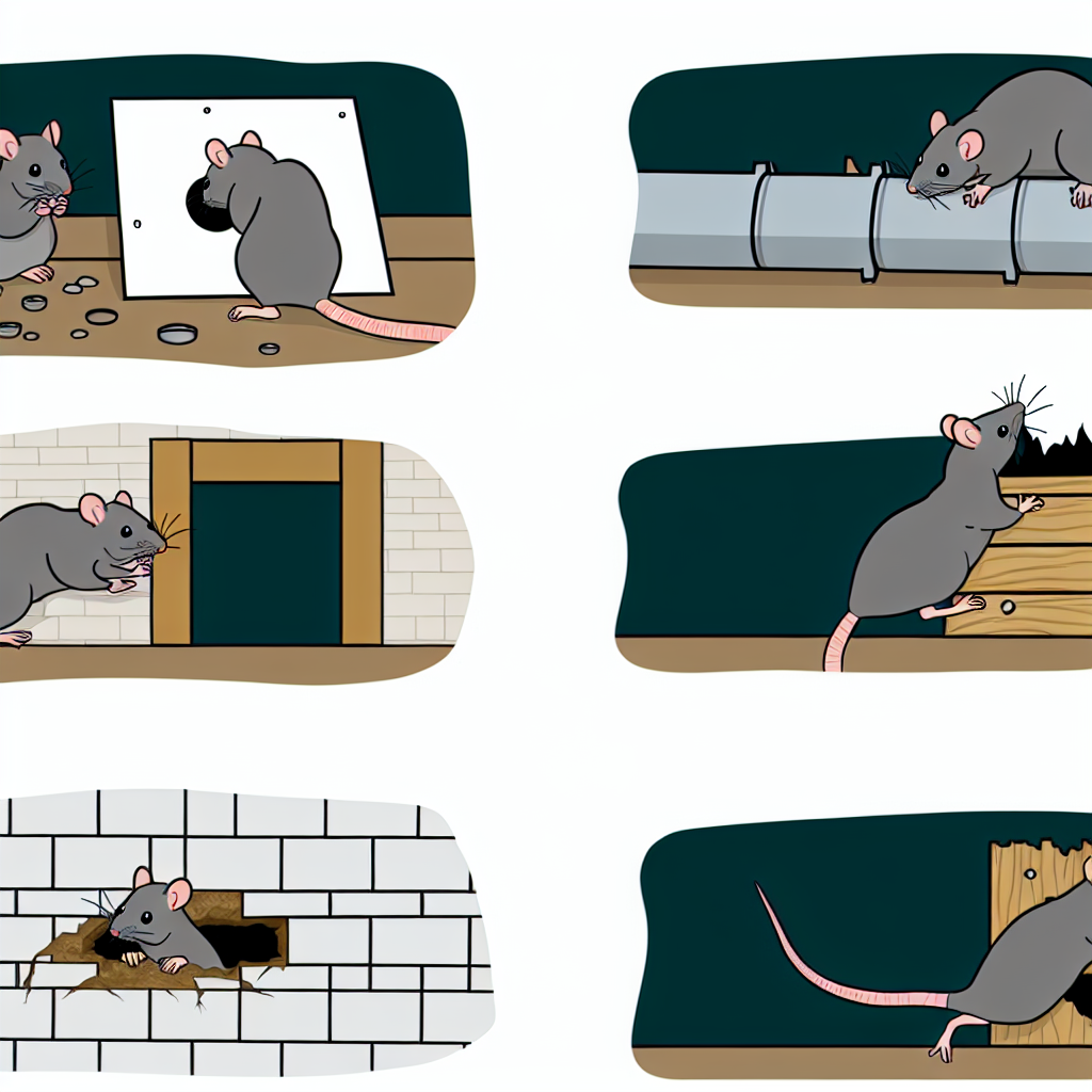 Comment les rats pénètrent-ils dans les maisons ?