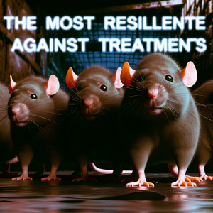 Les rats les plus résistants aux traitements