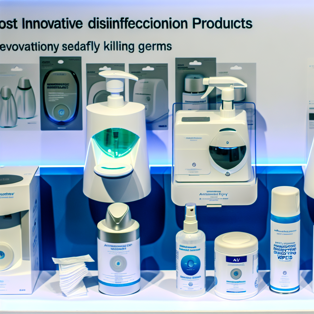 Les produits de désinfection les plus innovants